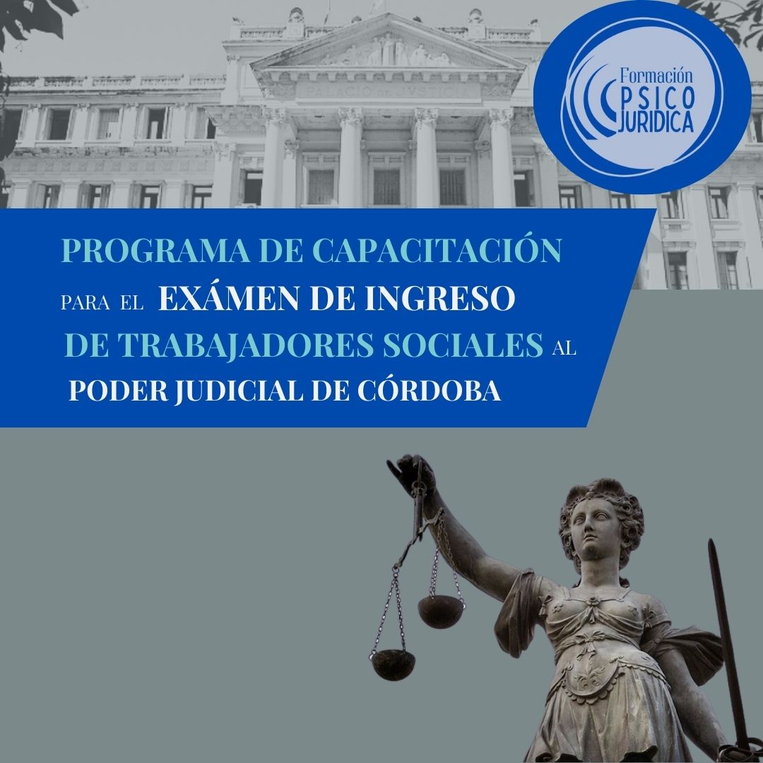 Examen de ingreso de trabajadores sociales al poder judicial de Córdoba